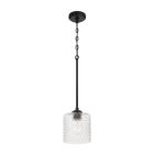 Claire Claire 1 Light Mini Pendant in Flat Black