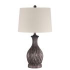 86268 Table Lamp Painted Brown
