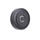 Push Button Surface Mount Lighted Push Button, with Round LED Halo Light in Antique Bronze