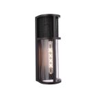 Miles Miles 1 Light 15.88" Outdoor Pocket Lantern in Midnight