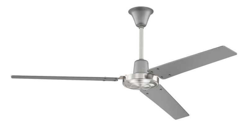 Utility Ceiling Fan (Blades Included) in Titanium/Brushed Polished Nickel  UT56TBNK3M
