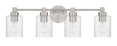 Lyndsey Lyndsey 4 Light Vanity in Brushed Polished Nickel