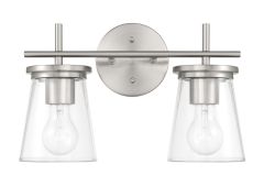 Connell Connell 2 Light Vanity in Brushed Polished Nickel