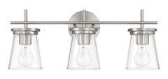 Connell Connell 3 Light Vanity in Brushed Polished Nickel