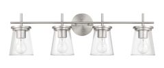 Connell Connell 4 Light Vanity in Brushed Polished Nickel