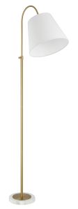 87006SB-F Floor Lamp Satin Brass