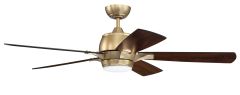 STE52SB5 Ceiling Fan (Blades Included) Satin Brass