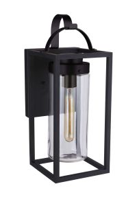 Neo Neo Medium 1 Light Outdoor Wall Lantern in Midnight