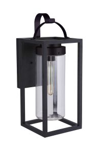 Neo Neo Large Outdoor 1 Light Wall Lantern in Midnight