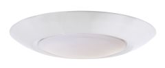 LED Slimline Flushmount X9007M-W-LED in white