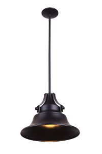 Union Union 1 Light Large Pendant with Metal Shade