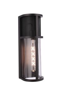 Miles Miles 1 Light 15.88" Outdoor Pocket Lantern in Midnight