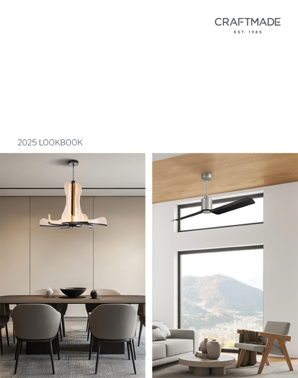 2025 Craftmade Fans, Lighting and Chimes Lookbook Cover